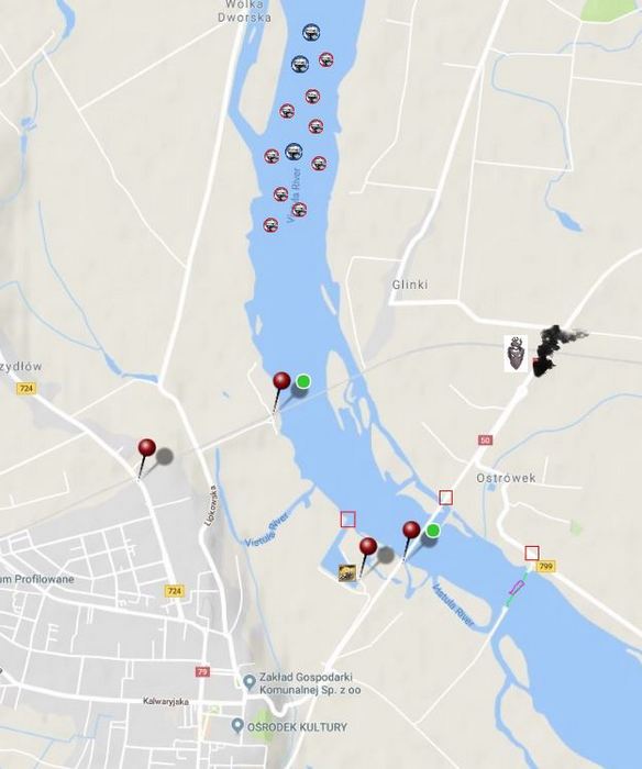 Góra Kalwaria Korsarz arrive