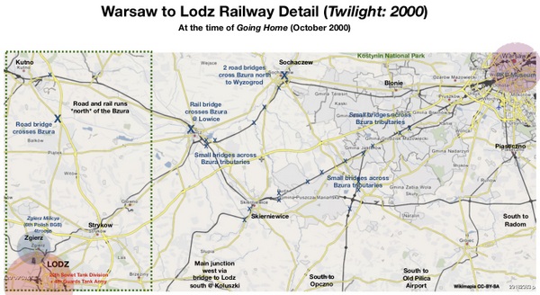 Warsaw to Lodz Railway Detail for Wayne (Oct 2000 version)