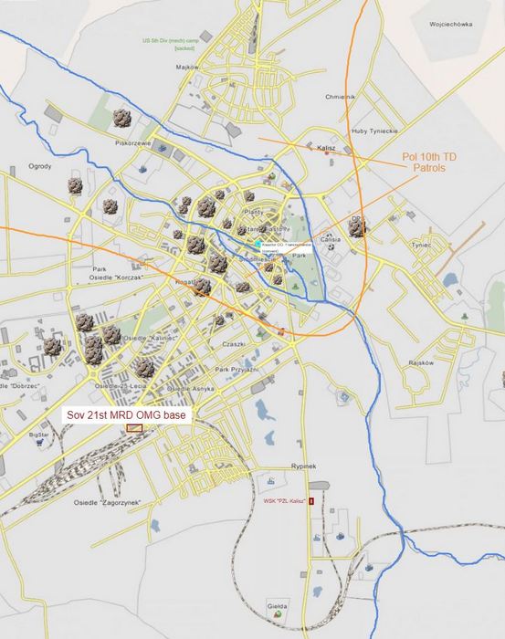 4 Nov 2000 Kalisz situation map