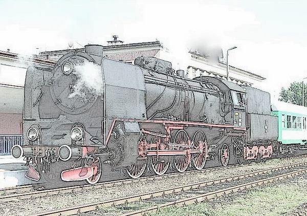 PKP class Pt47 in town bw