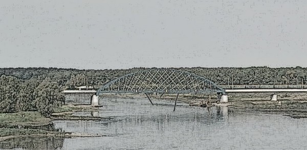 Frankfurt Oder rail bridge work