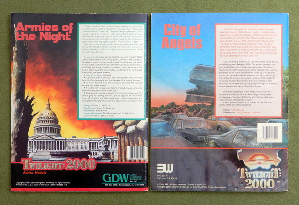 Armies of the Night and City of Angels back